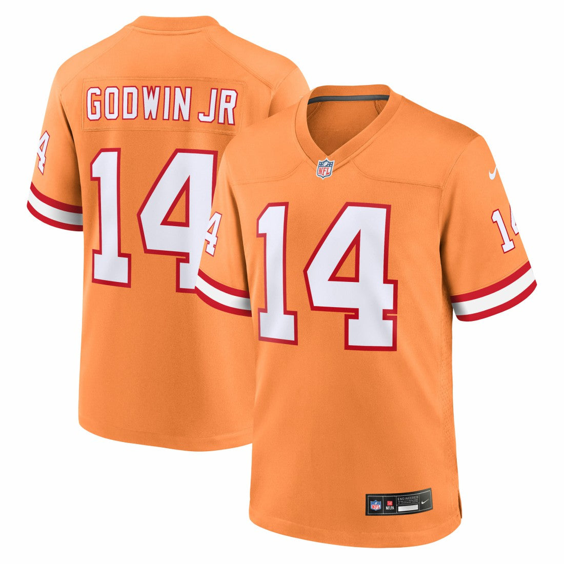 Chris Godwin Jr. Tampa Bay Buccaneers Alternate Game Player Jersey - Orange - Nike