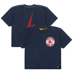 Boston Red Sox Aviator Nation x MLB Women's Cropped Boyfriend Tri-Blend T-Shirt Near Me