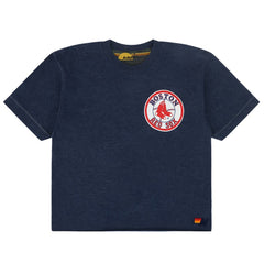Boston Red Sox Aviator Nation x MLB Women's Cropped Boyfriend Tri-Blend T-Shirt Near Me