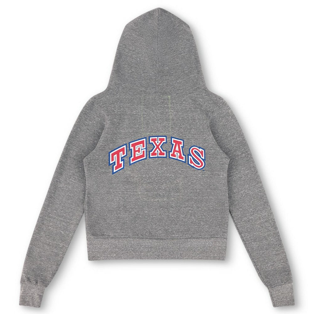Texas Rangers Aviator Nation x MLB Unisex 5-Stripe Tri-Blend Full-Zip Hoodie Sale
