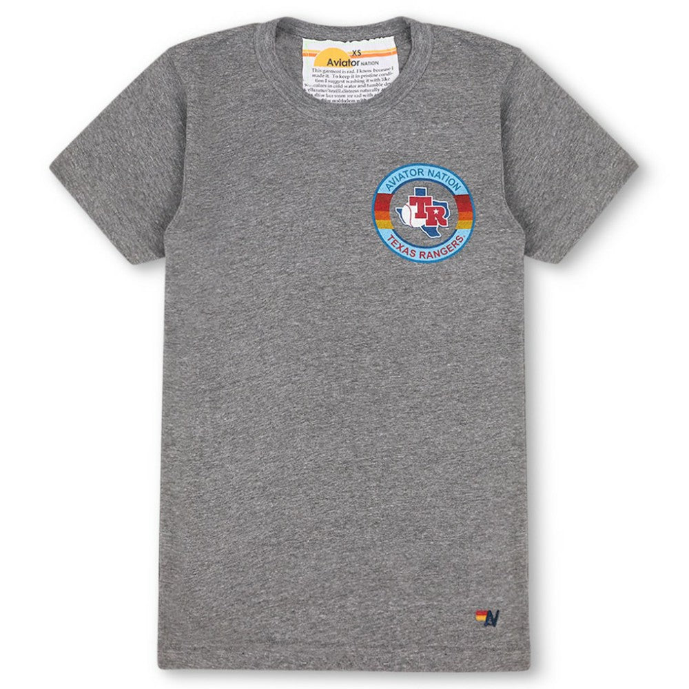 Texas Rangers Aviator Nation x MLB Unisex Tri-Blend T-Shirt Discount