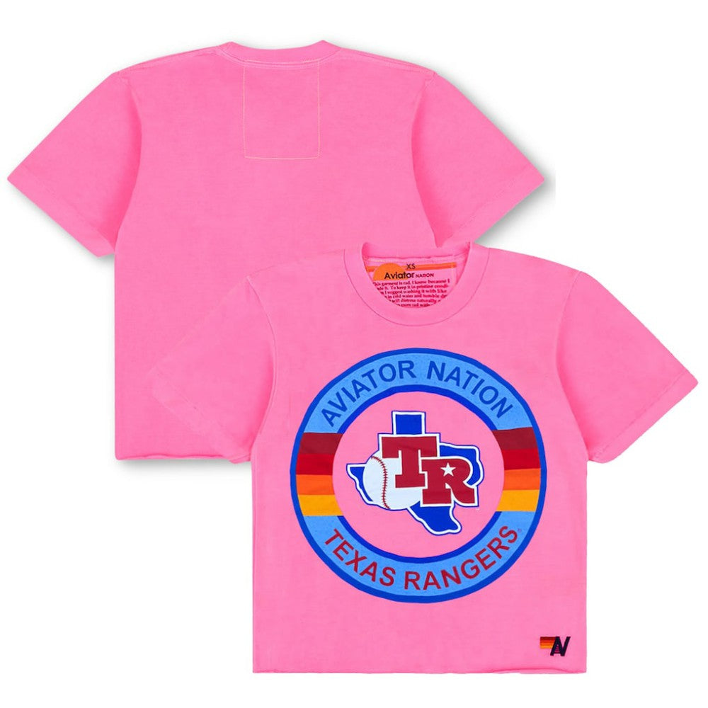Texas Rangers Aviator Nation x MLB Women's Tri-Blend Boyfriend T-Shirt Online
