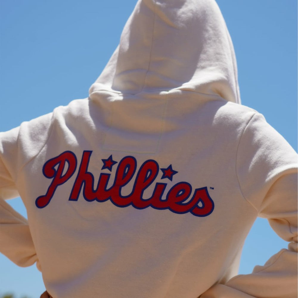 Philadelphia Phillies Aviator Nation x MLB Unisex Five-Stripe Tri-Blend Full-Zip Hoodie Online