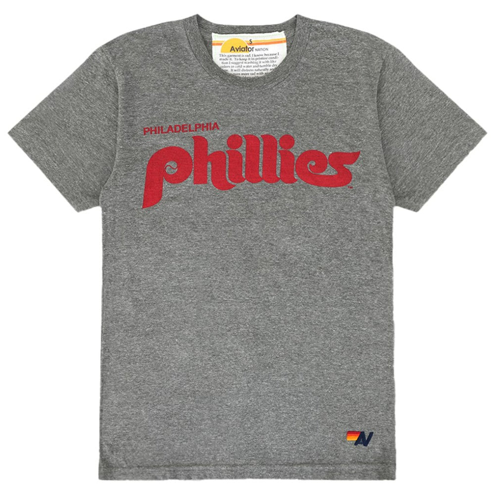 Philadelphia Phillies Aviator Nation x MLB Unisex Bolt Tri-Blend T-Shirt Outlet