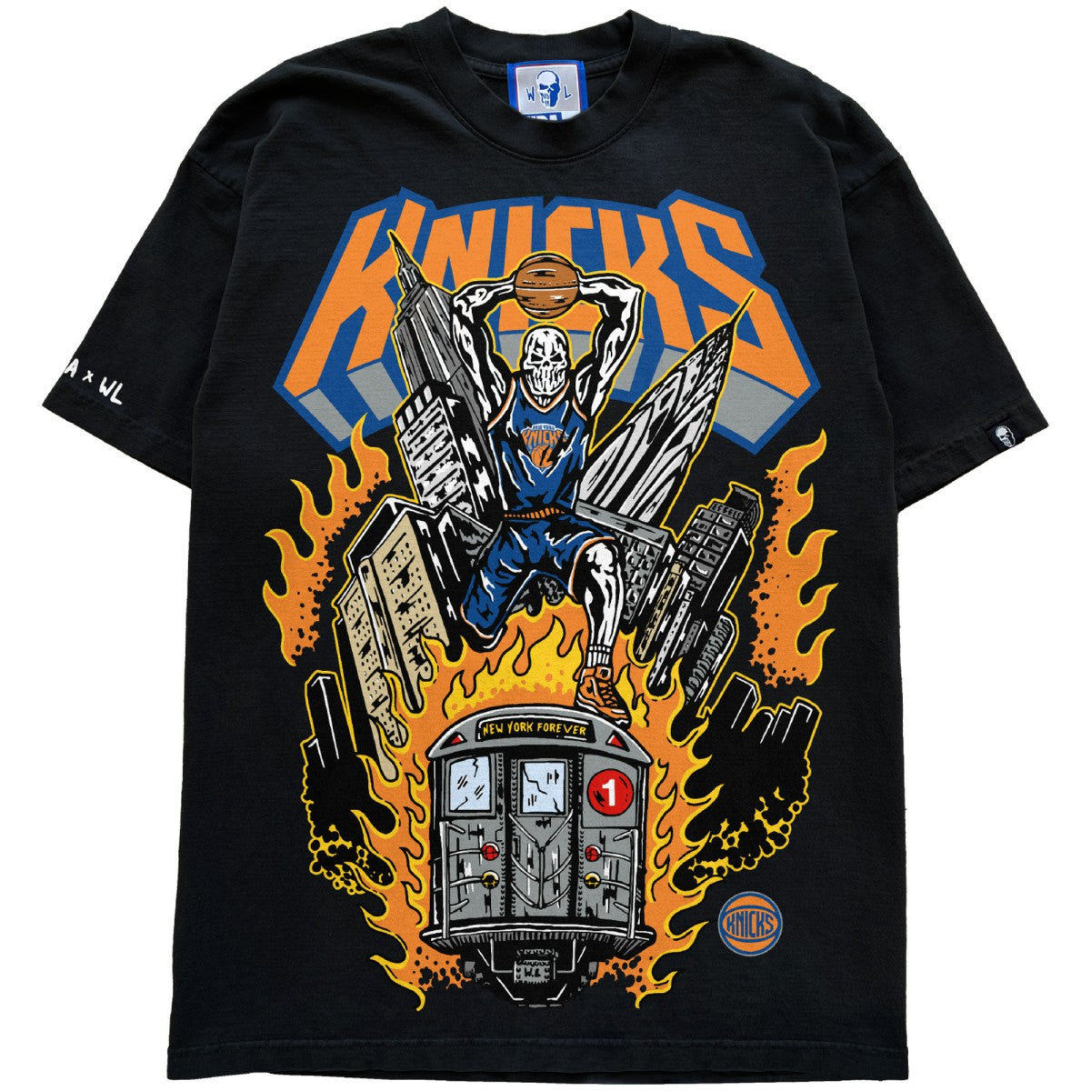 Fanatics New York Knicks Warren Lotas x Fest Subway T-Shirt Black
