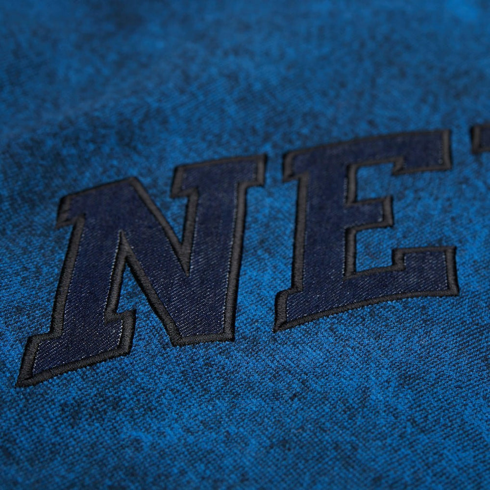 Mitchell & Ness New York Knicks x Purple Brand Button-Up Shooting Shirt Navy