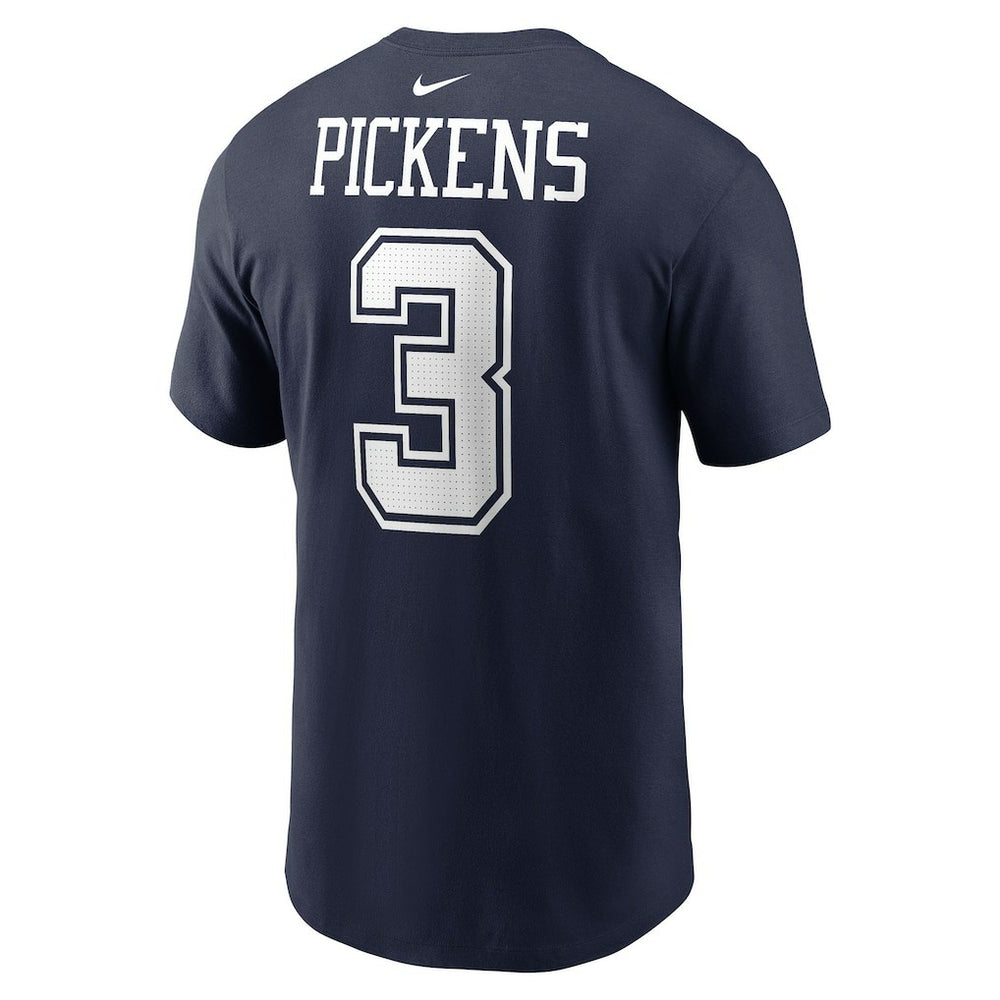 George Pickens Dallas Cowboys Name & Number T-Shirt - Navy - Nike