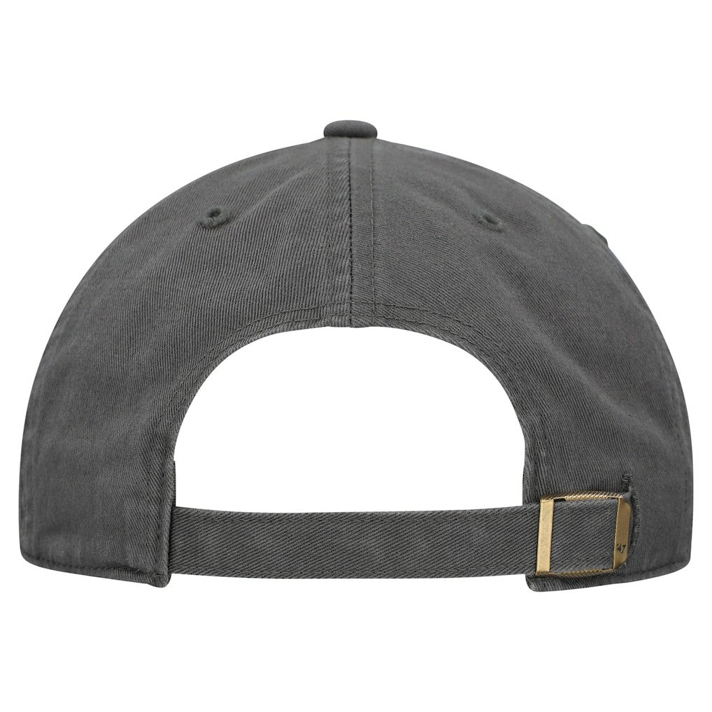 47 brand Indiana Pacers '47 Primary Logo Clean Up Adjustable Hat Charcoal