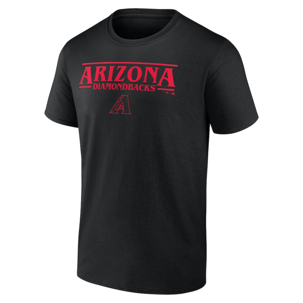 Arizona Diamondbacks Stranger Things Logo Lockup T-Shirt Outlet
