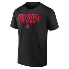 Detroit Tigers Stranger Things Logo Lockup T-Shirt Sale