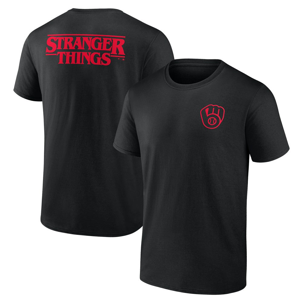 Milwaukee Brewers Stranger Things Graphic T-Shirt for sale