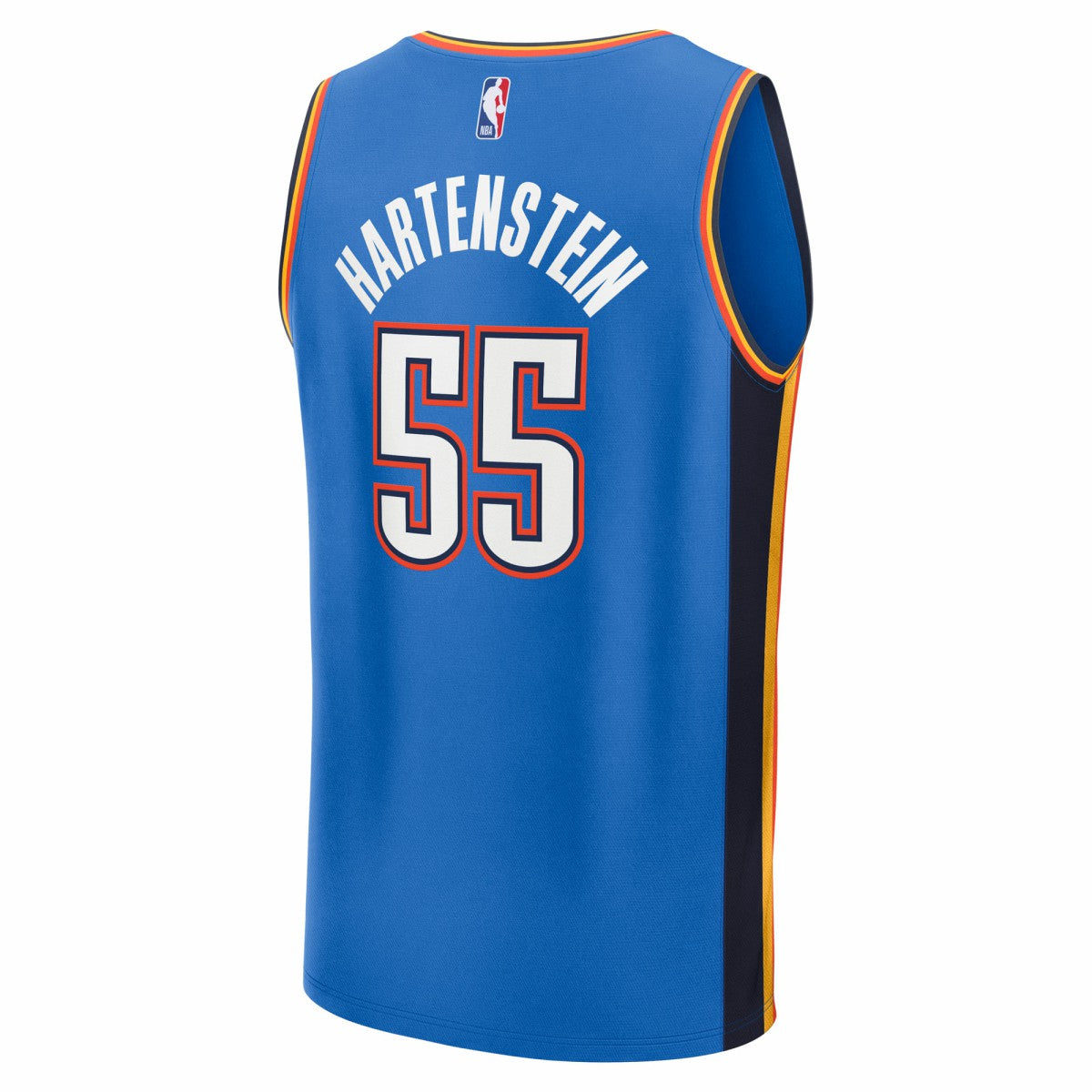 Fanatics Isaiah Hartenstein Oklahoma City Thunder 2025 NBA Finals Champions Fast Break Replica Player Jersey Blue Icon Edition