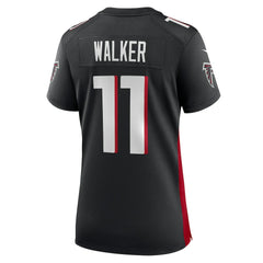 Jalon Walker Atlanta Falcons Women's Team Game Jersey - Black - Nike