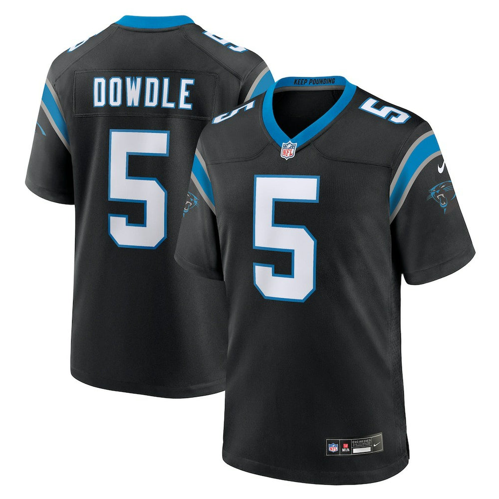 Rico Dowdle Carolina Panthers Team Game Jersey - Black - Nike
