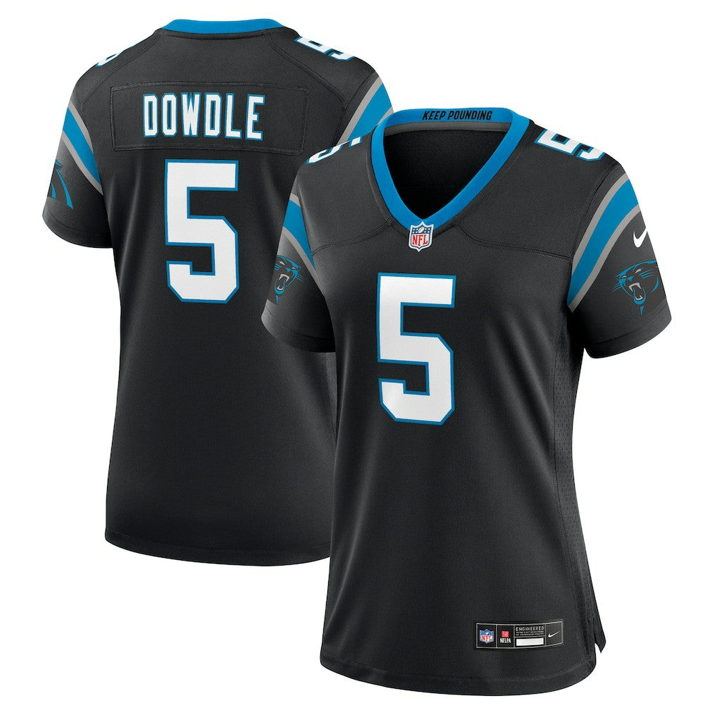 Rico Dowdle Carolina Panthers Women's Team Game Jersey - Black - Nike