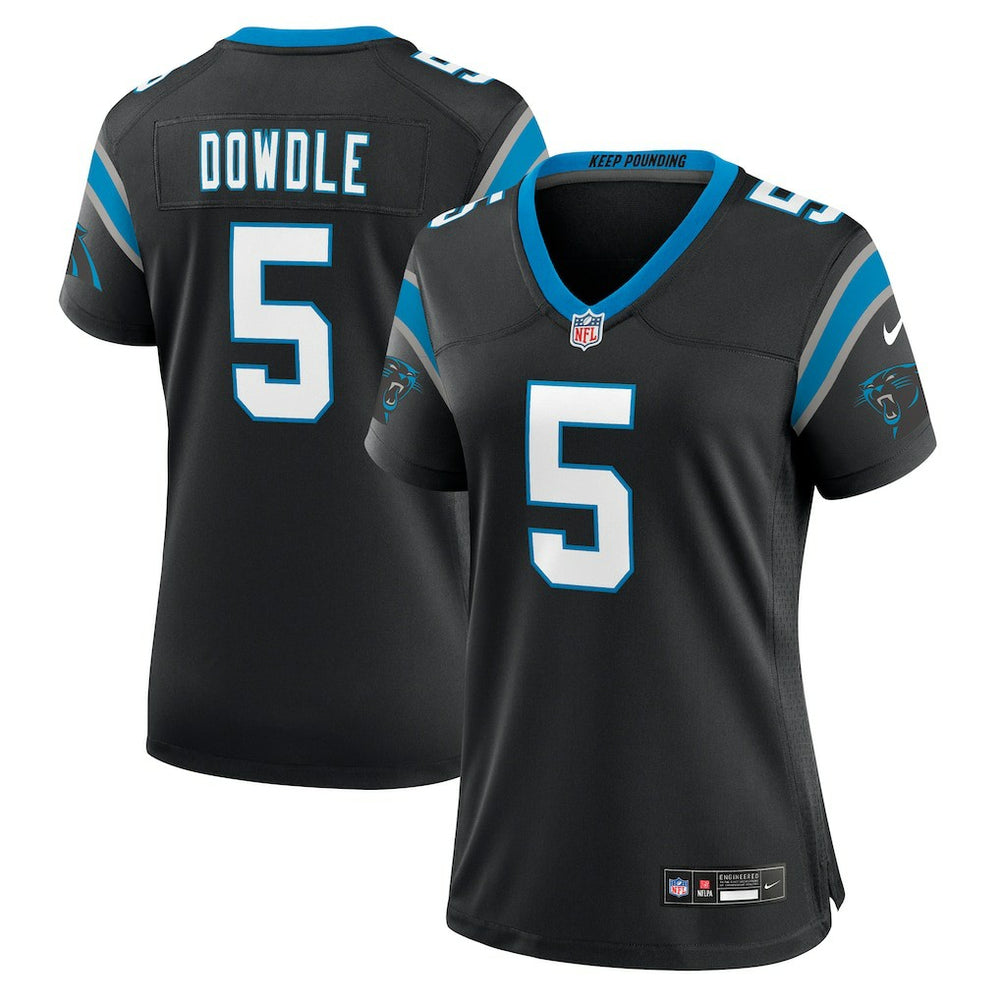 Rico Dowdle Carolina Panthers Women's Team Game Jersey - Black - Nike