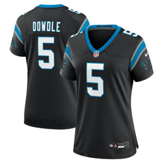Rico Dowdle Carolina Panthers Women's Team Game Jersey - Black - Nike