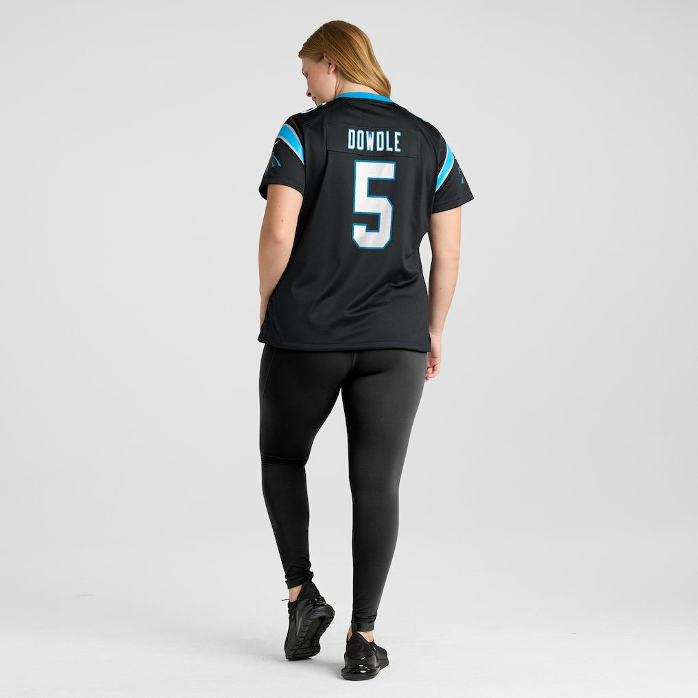 Rico Dowdle Carolina Panthers Women's Team Game Jersey - Black - Nike