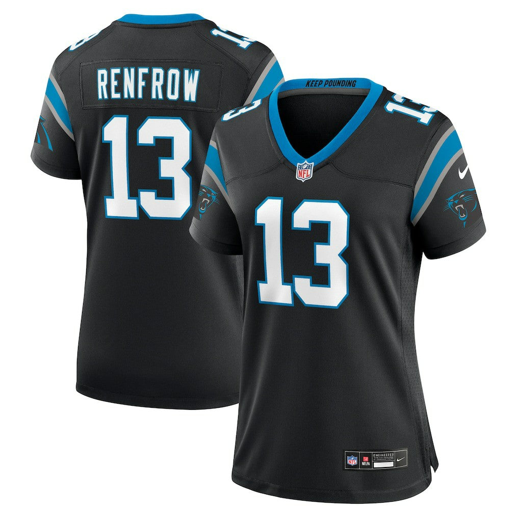 Hunter Renfrow Carolina Panthers Women's Team Game Jersey - Black - Nike