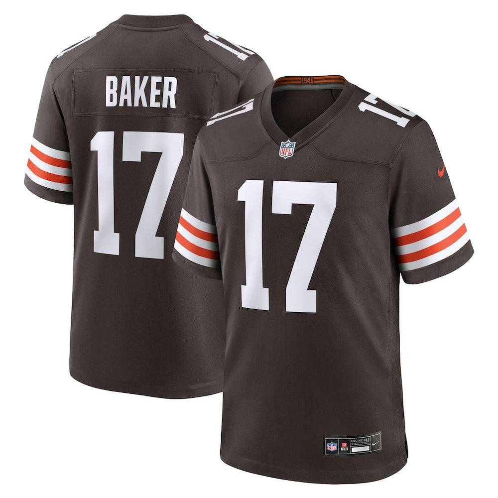 Jerome Baker Cleveland Browns Team Game Jersey - Brown - Nike