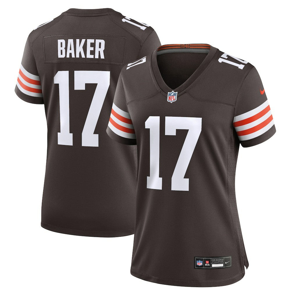 Jerome Baker Cleveland Browns Women's Team Game Jersey - Brown - Nike