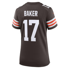 Jerome Baker Cleveland Browns Women's Team Game Jersey - Brown - Nike