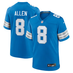 Kyle Allen Detroit Lions Team Game Jersey - Blue - Nike