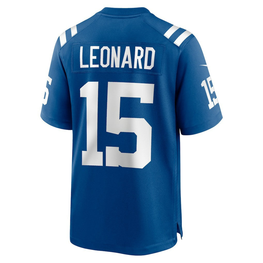 Riley Leonard Indianapolis Colts Team Game Jersey - Royal - Nike