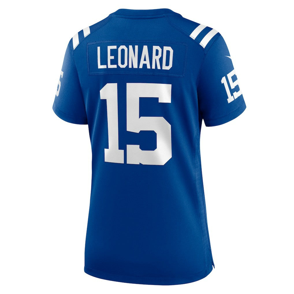 Riley Leonard Indianapolis Colts Women's Team Game Jersey - Royal - Nike