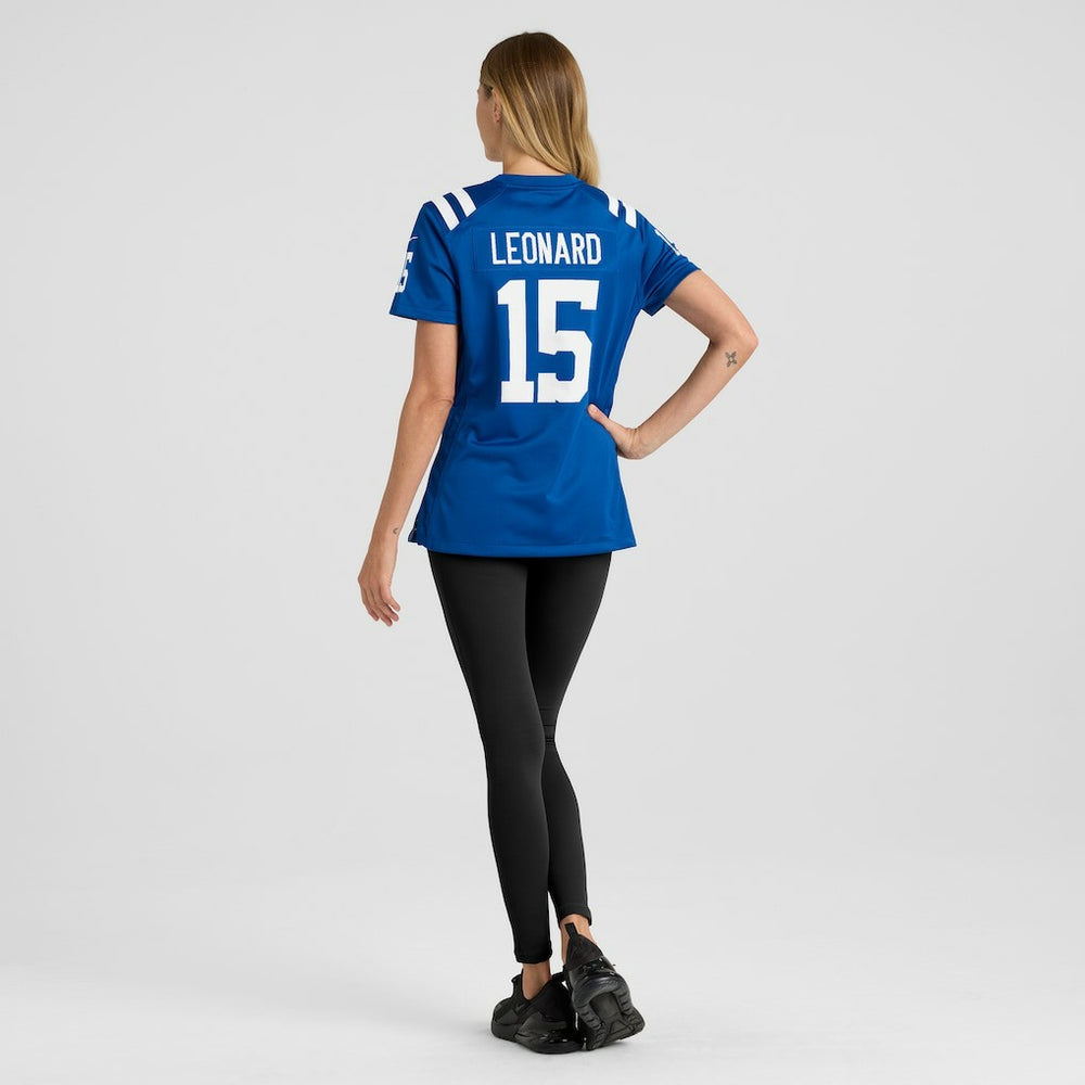 Riley Leonard Indianapolis Colts Women's Team Game Jersey - Royal - Nike