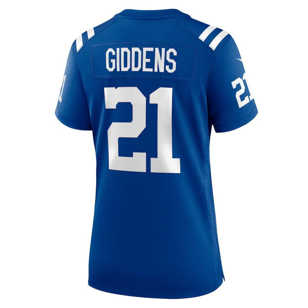 DJ Giddens Indianapolis Colts Women's Team Game Jersey - Royal - Nike