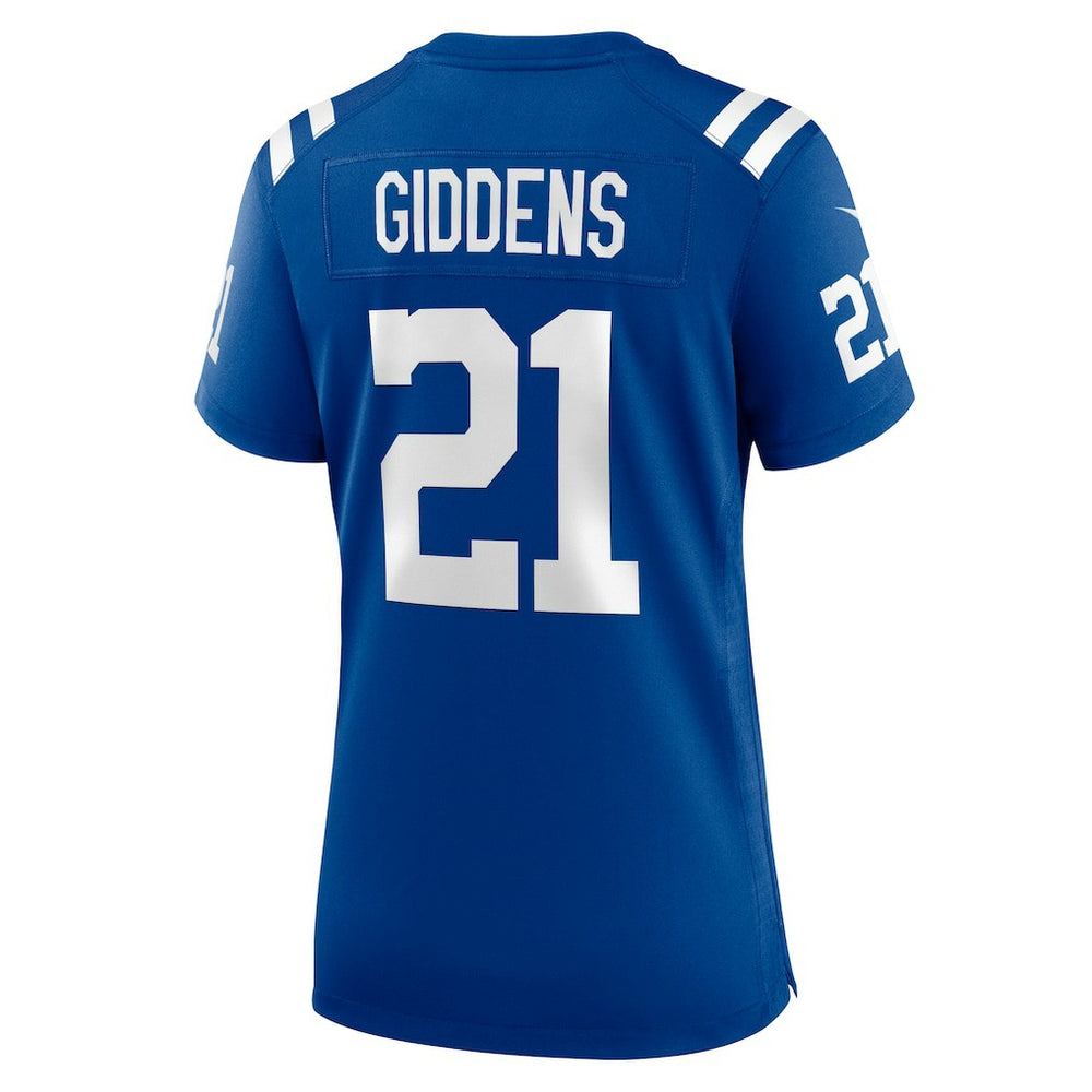 DJ Giddens Indianapolis Colts Women's Team Game Jersey - Royal - Nike