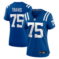 Jalen Travis Indianapolis Colts Women's Team Game Jersey - Royal - Nike