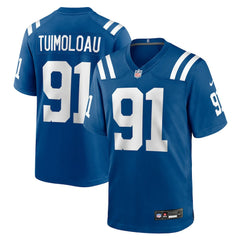 JT Tuimoloau Indianapolis Colts Team Game Jersey - Royal - Nike