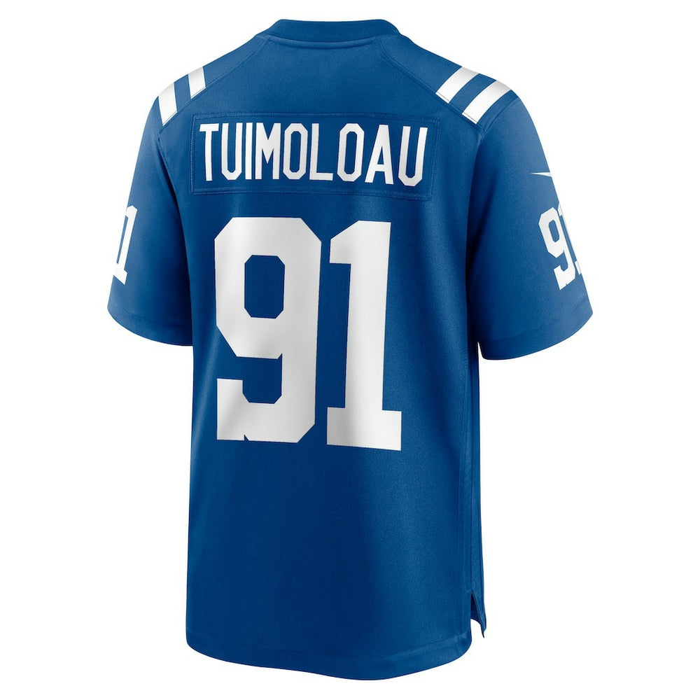 JT Tuimoloau Indianapolis Colts Team Game Jersey - Royal - Nike