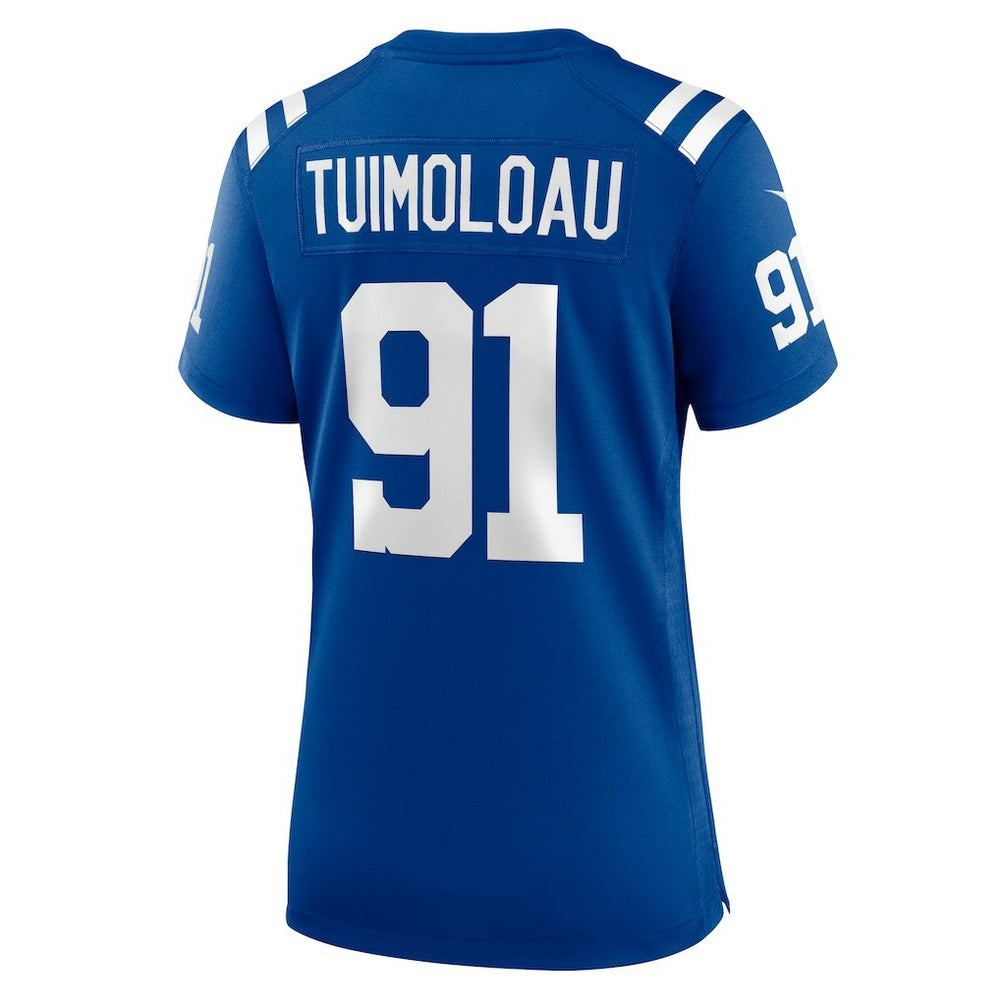 JT Tuimoloau Indianapolis Colts Women's Team Game Jersey - Royal - Nike