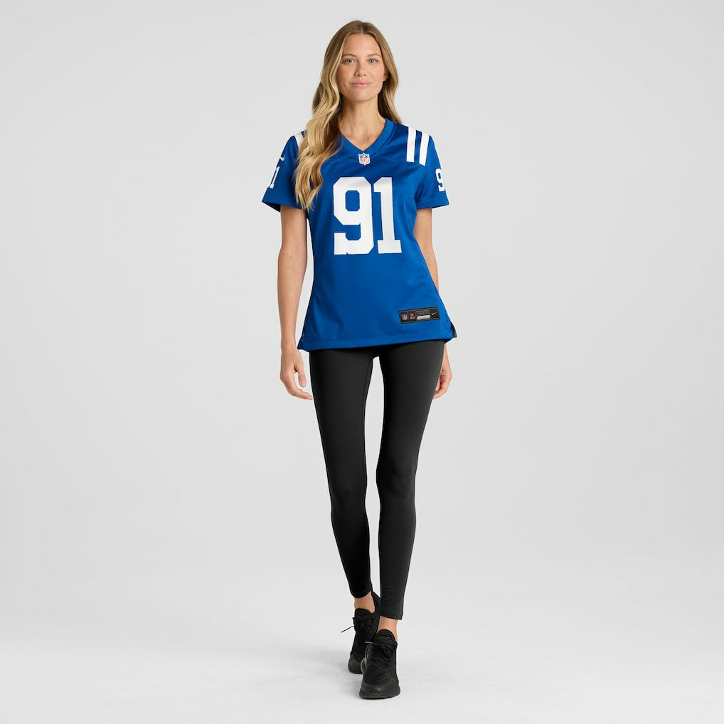 JT Tuimoloau Indianapolis Colts Women's Team Game Jersey - Royal - Nike