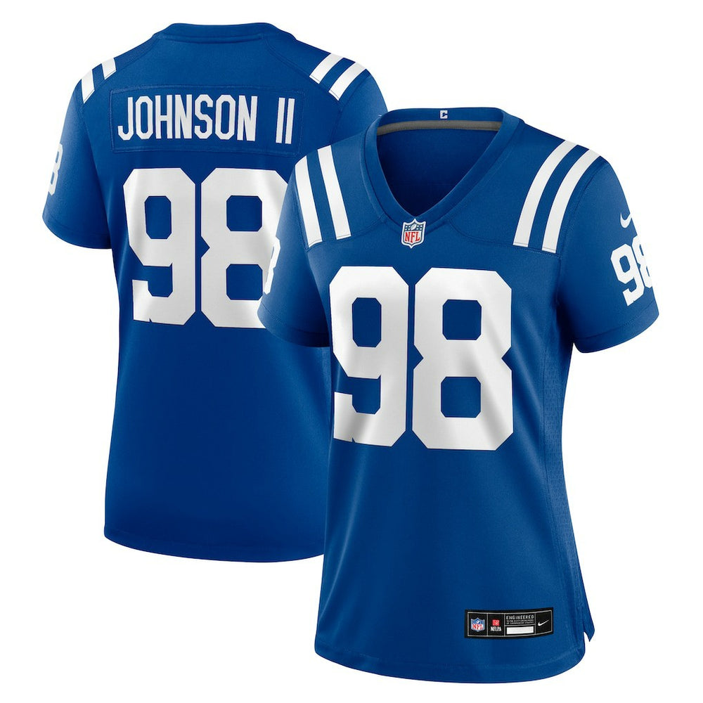 Eric Johnson II Indianapolis Colts Women's Team Game Jersey - Royal - Nike