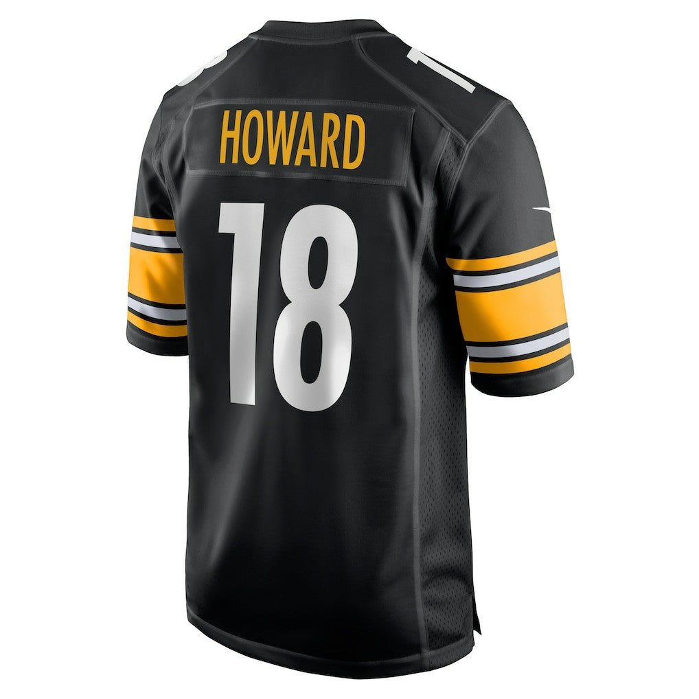 Will Howard Pittsburgh Steelers Team Game Jersey - Black - Nike