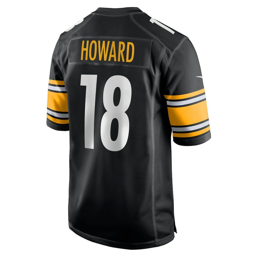 Will Howard Pittsburgh Steelers Team Game Jersey - Black - Nike
