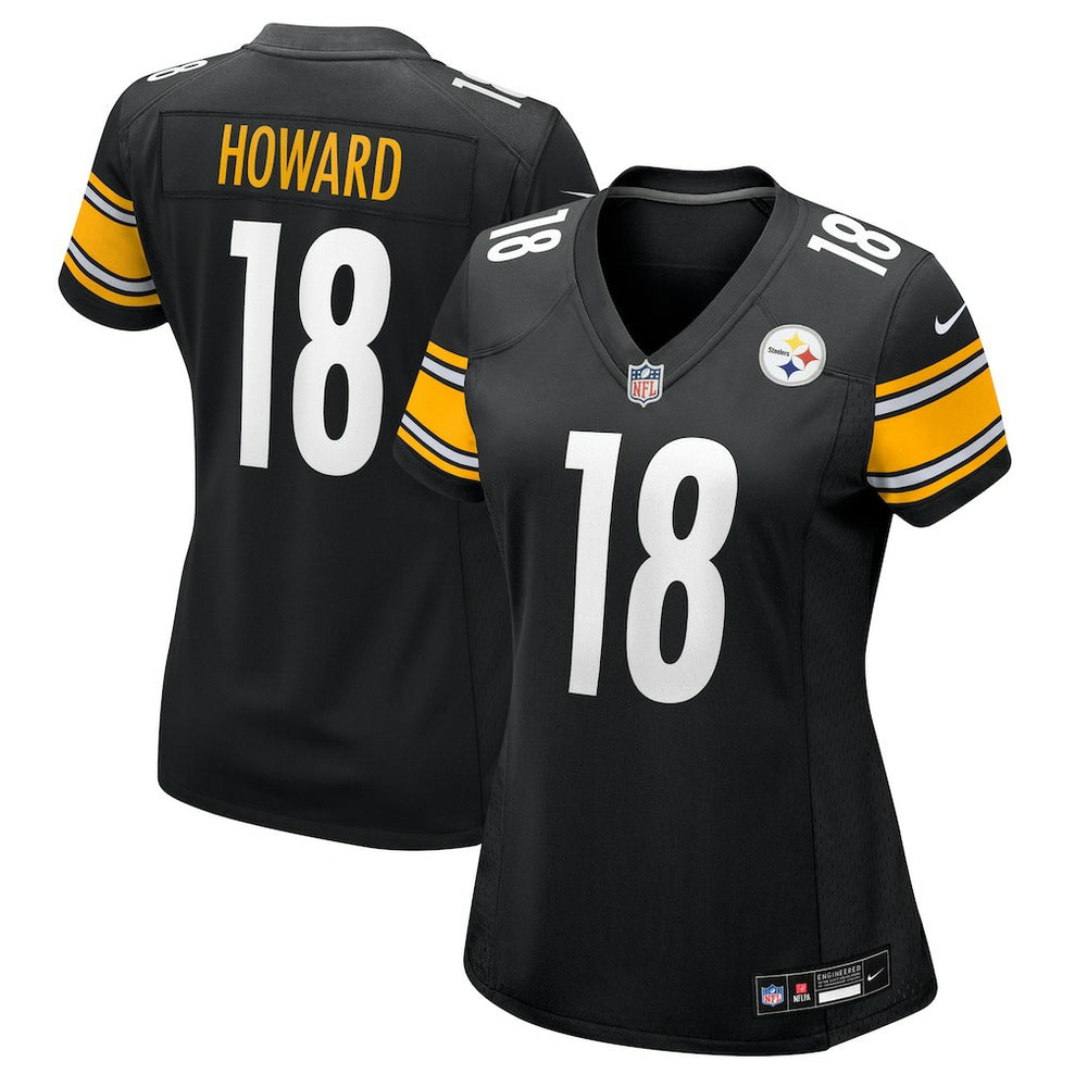 Will Howard Pittsburgh Steelers Women's Team Game Jersey - Black - Nike