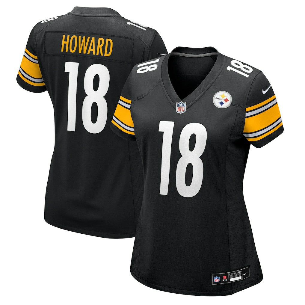 Will Howard Pittsburgh Steelers Women's Team Game Jersey - Black - Nike
