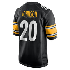 Kaleb Johnson Pittsburgh Steelers Team Game Jersey - Black - Nike