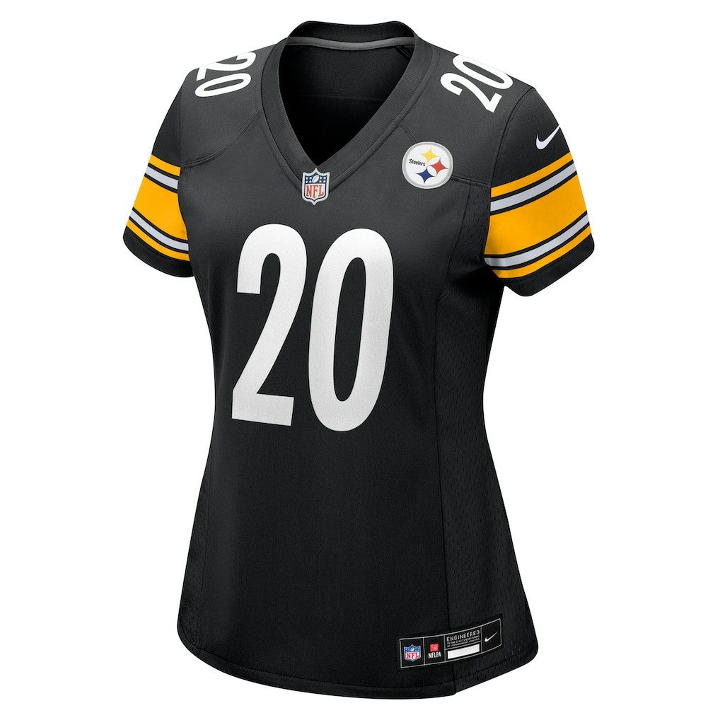 Kaleb Johnson Pittsburgh Steelers Women's Team Game Jersey - Black - Nike