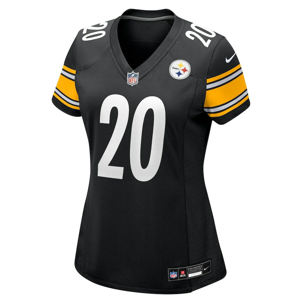 Kaleb Johnson Pittsburgh Steelers Women's Team Game Jersey - Black - Nike