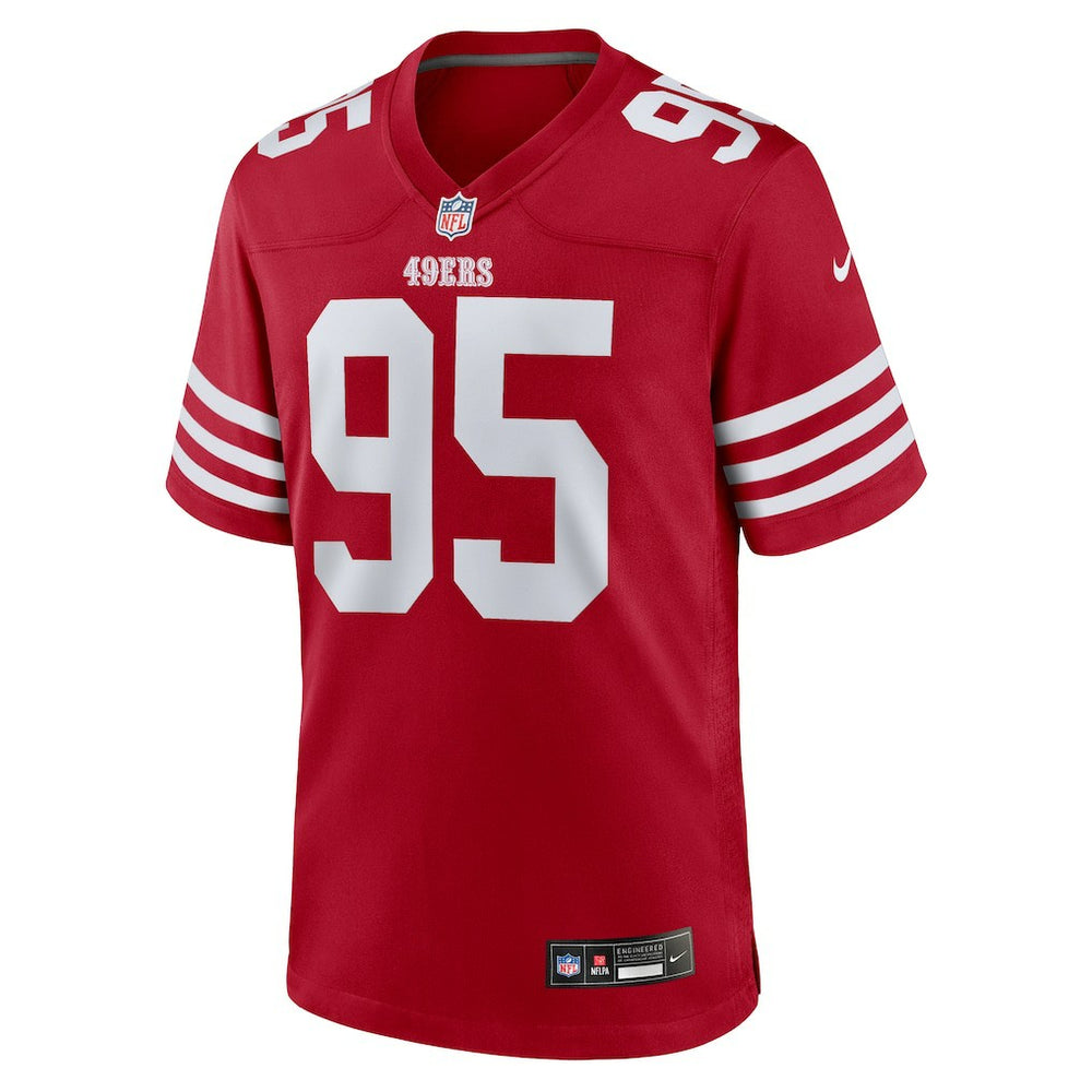 Alfred Collins San Francisco 49ers Team Game Jersey - Scarlet - Nike