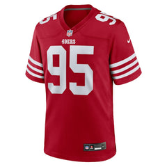 Alfred Collins San Francisco 49ers Team Game Jersey - Scarlet - Nike