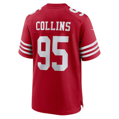 Alfred Collins San Francisco 49ers Team Game Jersey - Scarlet - Nike