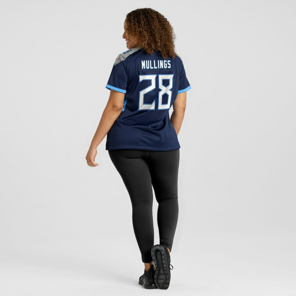 Kalel Mullings Tennessee Titans Women's Team Game Jersey - Navy - Nike