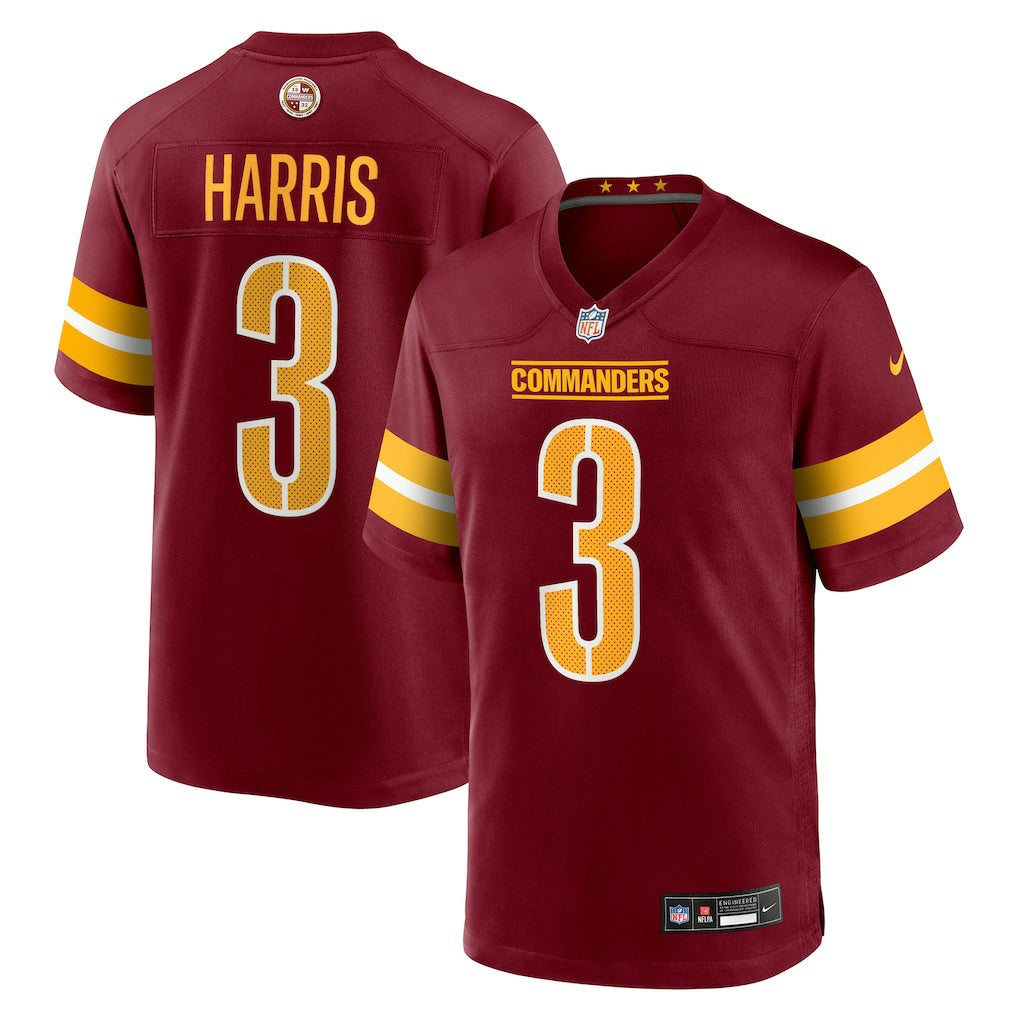 Will Harris Washington Commanders Team Game Jersey - Burgundy - Nike